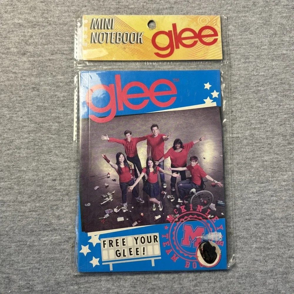 Glee TV Show Mini Notebook 2010 Lea Michele Cory Monteith New Sealed 7